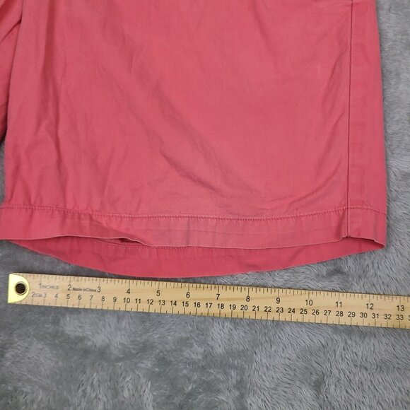 Vineyard Vines Links Shorts Mens Size 38 Coral Flat‎ Front 100% Cotton - Picture 3 of 8